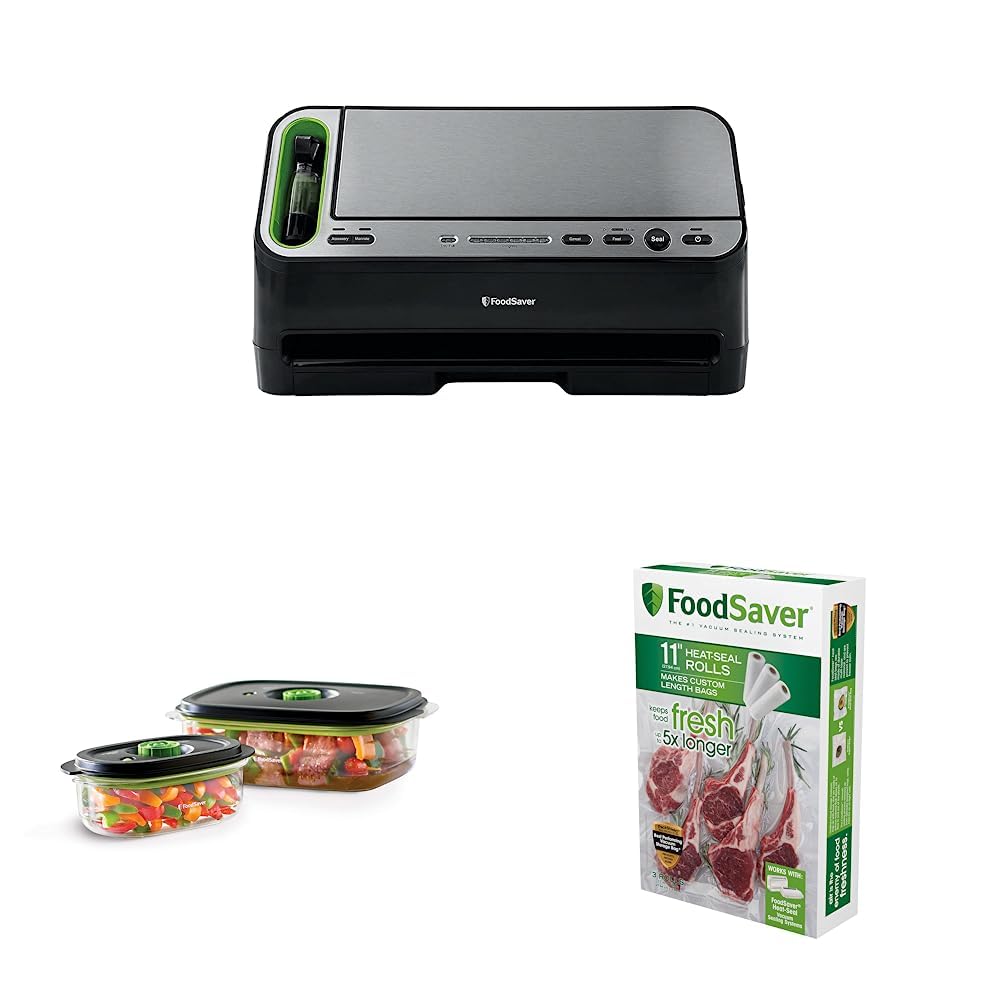 Amazon.com: FoodSaver V4400 2-in-1 Vacuum Sealer Machine & 2116382